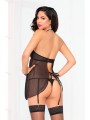 Two piece babydoll set Black O/S