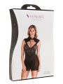 Vestido Encaje Floral Negro TU