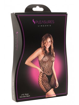 Vestido red Animal Print Negro TU