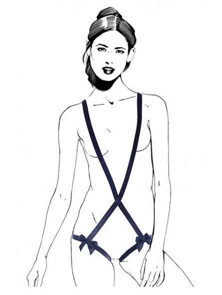 Blue Velvet Body Straps