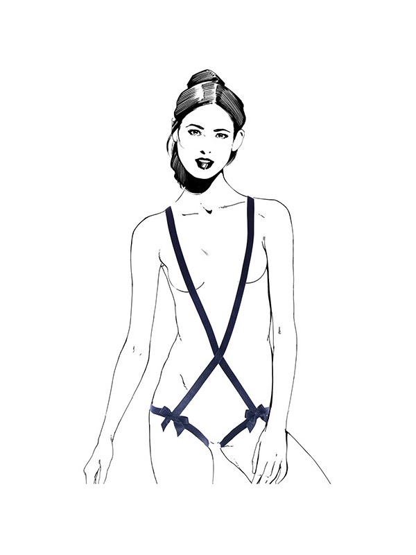 Blue Velvet Body Straps