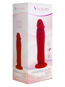 Vibrating Dildo Aeon Red