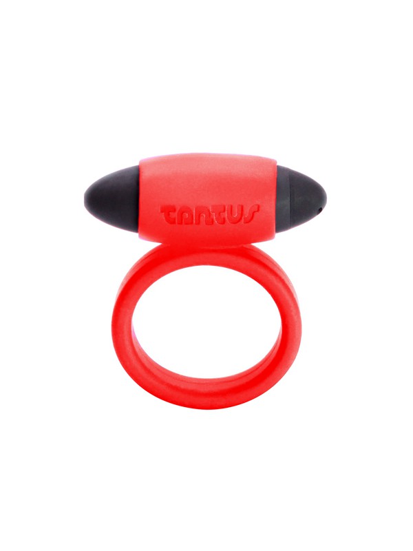 Vibrating Super Soft Ring Red