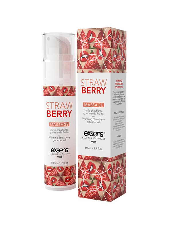 WARMING GOURMET MASSAGE OIL STRAWBERRY 50ML
