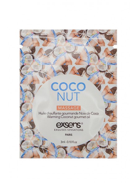 Warming Gourmet Massage Oil Coconut Sachet 3 ml