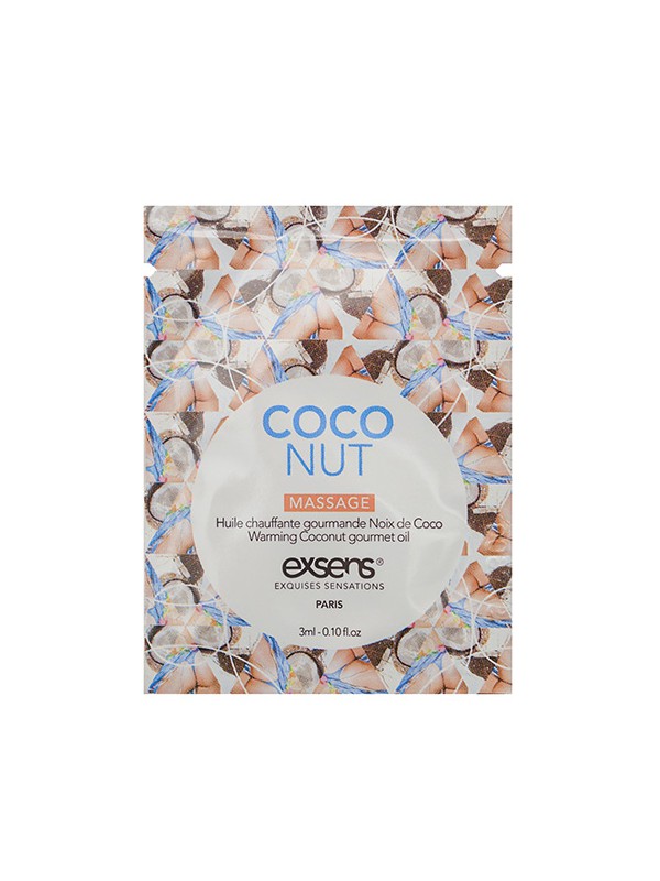 Warming Gourmet Massage Oil Coconut Sachet 3 ml