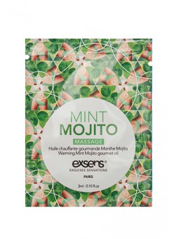 Warming Gourmet Massage Oil Mint Mojito Sachet 3 ml.