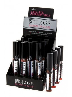 X Gloss Buzzing Lip Gloss with Pheromones - Display Unit