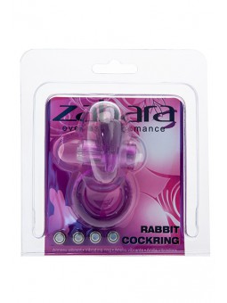 ZAHARA ANILLA CONEJO LILA TRANSPARENTE