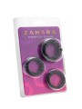 Zahara Anillas 3 Pcs Black