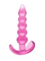 Zahara Bubble Anal Plug Clear Pink