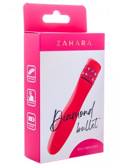 Zahara Diamond Vibrator Red