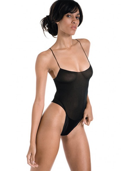 BODY CORTO XXL TIRANTES NEGRO