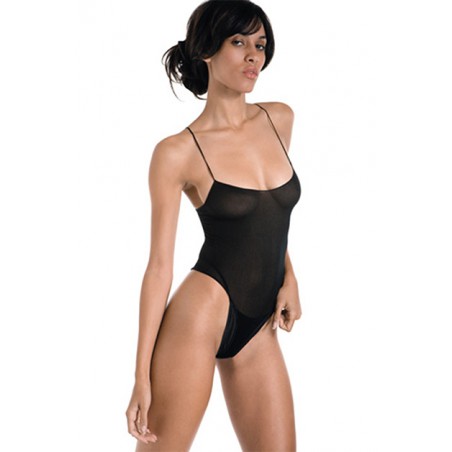 BODY CORTO XXL TIRANTES NEGRO