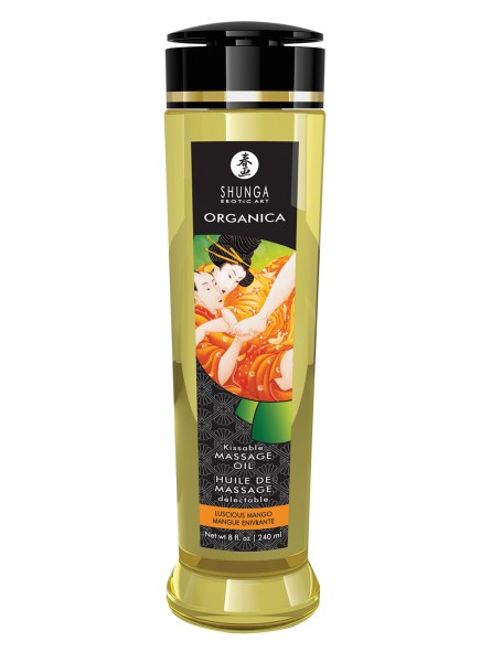 SHUNGA MASSAGE OIL ORGANICA LUCIOUS MANGO