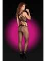 Bodystocking red Floral Negro TU