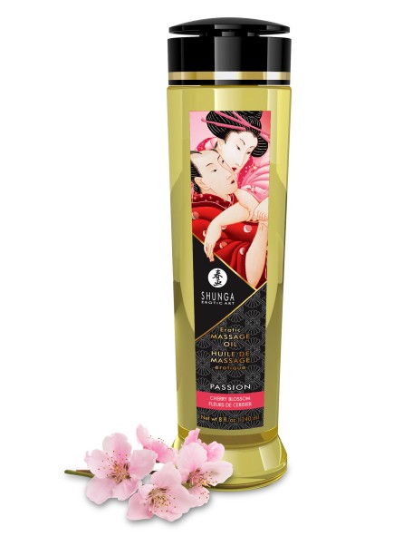 SHUNGA MASSAGE OIL CHERRY BLOSSOM