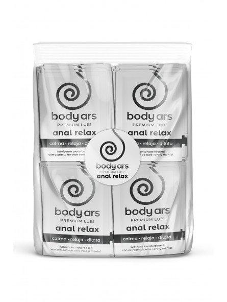 Bolsa 100u. sobres monodosis Gel BODY ARS Relajante Anal-Waterbased