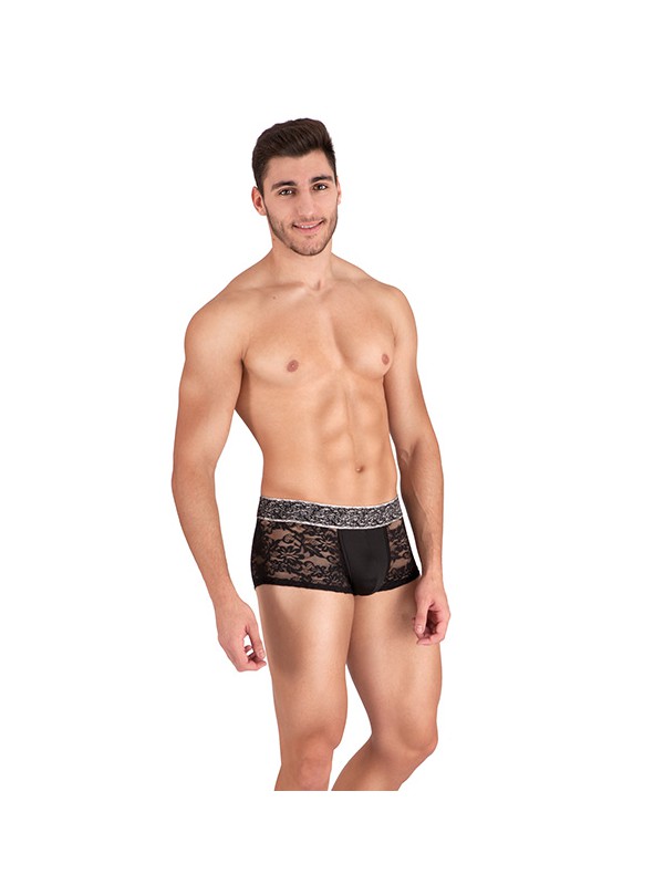 Boxer Floral Negro TU