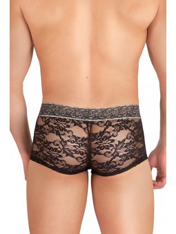 Boxer Floral Negro TU