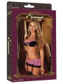 Bra & Skirt Set Pink 1-3XL