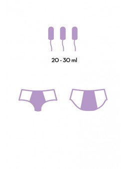 Braga Menstrual L - AZUL
