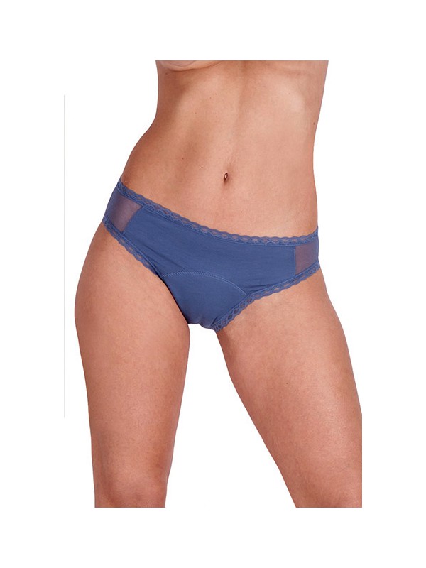 Braga Menstrual L - AZUL