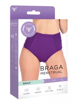 Braga Menstrual L - LILA
