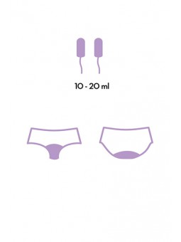 Braga Menstrual L - LILA