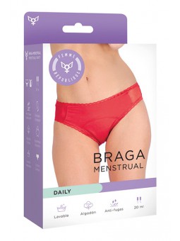 Braga Menstrual L - ROJO