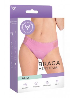 Braga Menstrual L - ROSA