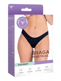 Braga Menstrual M - NEGRO