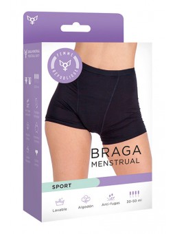 Braga Menstrual M - NEGRO