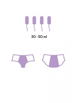 Braga Menstrual M - NEGRO