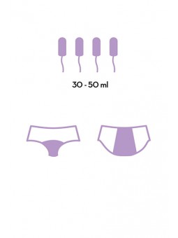 Braga Menstrual M - NEGRO