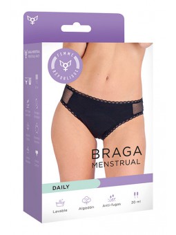 Braga Menstrual M - NEGRO