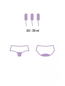Braga Menstrual XL - NEGRO