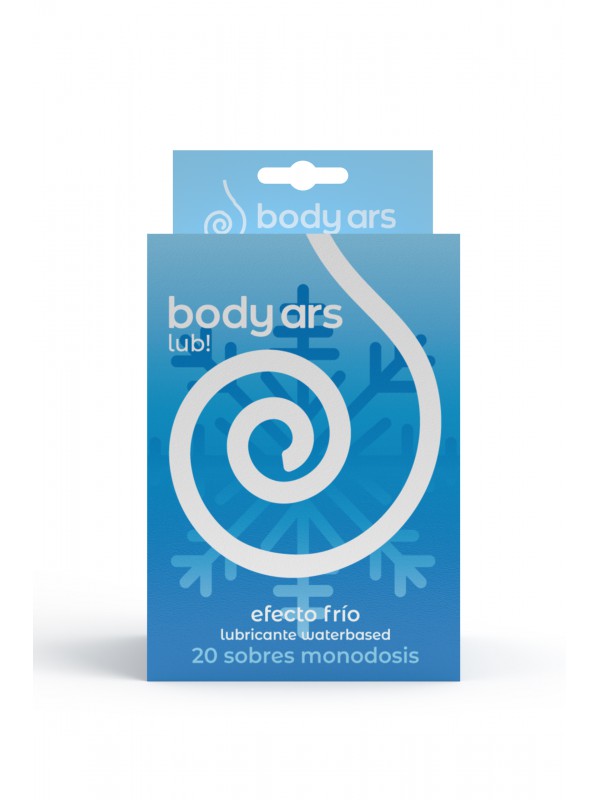 Caja Colgante 20u. sobres monodosis Gel BODY ARS Efecto Fr?o-Waterbased