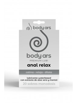 Caja Colgante 20u. sobres monodosis Gel BODY ARS Relajante Anal-Waterbased