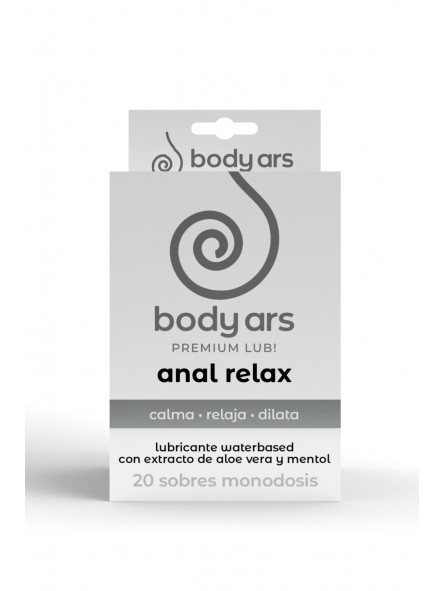 Caja Colgante 20u. sobres monodosis Gel BODY ARS Relajante Anal-Waterbased