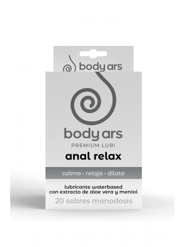 Caja Colgante 20u. sobres monodosis Gel BODY ARS Relajante Anal-Waterbased