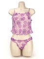 CAMI/THONG TRIM ROSE M