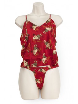 CAMI/THONG SET DEVILS L