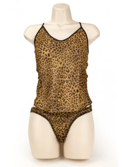 CAMI/THONG SET GLD L