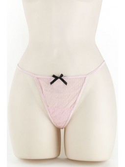 CHEMISE & G, DOT MESH PINK S