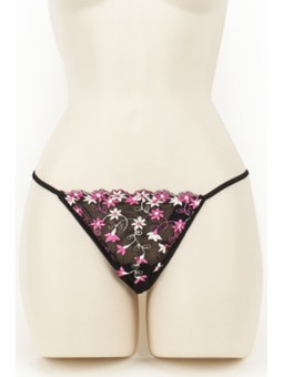 CHEMISE SET-DAISY LACE BLACK