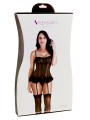 Conjunto Bustier Volantes Negro TU