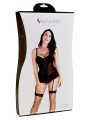 Conjunto Bustier Volantes Negro TU