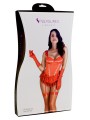 Conjunto Bustier Volantes Set Rojo TU