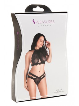 Conjunto Sost?n-Tanga Negro TU